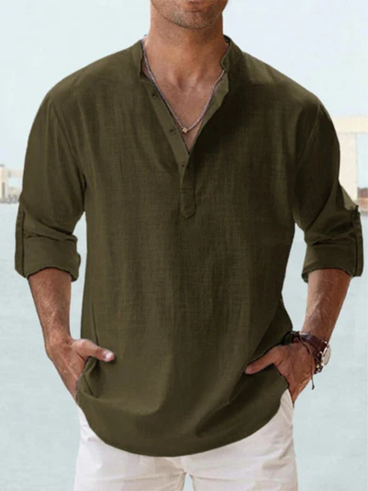 Mateo™ | Camisa de Lino Fresca y Transpirable para Hombre