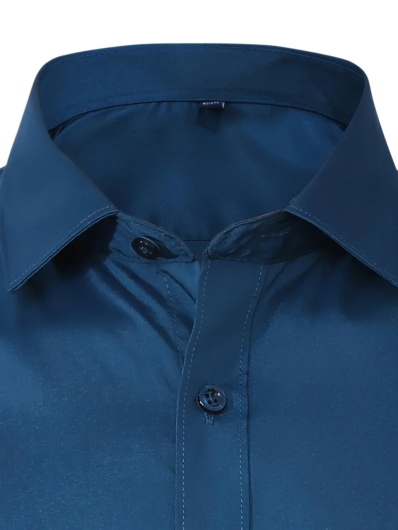 Byron™ – Camisa de manga larga para caballero, de estilo elegante con cierre de botones al frent