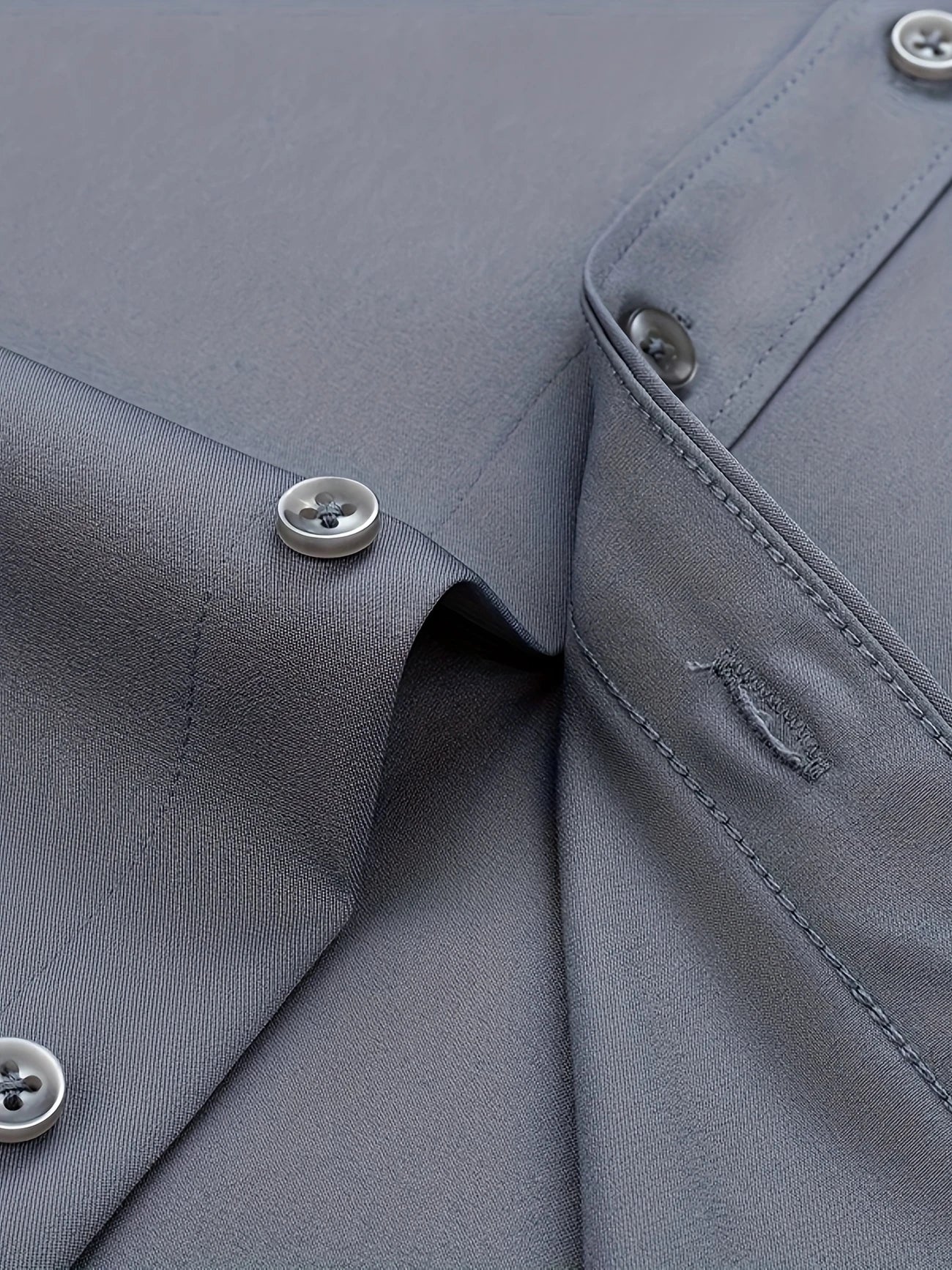 Byron™ – Camisa de manga larga para caballero, de estilo elegante con cierre de botones al frent