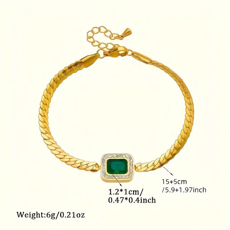 Pulsera Esmeralda Divina