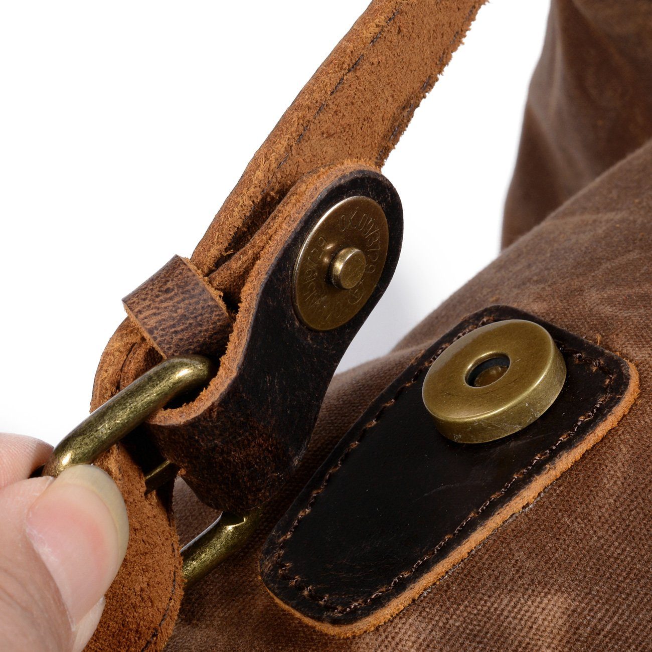 COLIMA™ | Mochila de Lino y Cuero