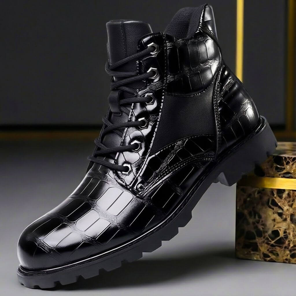 Gerardo - Botas Urbanas de Piel Grabada - vista 2
