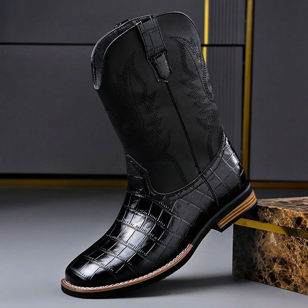 Manuel - Botas de Piel Estilo Vintage para Diario - vista 3