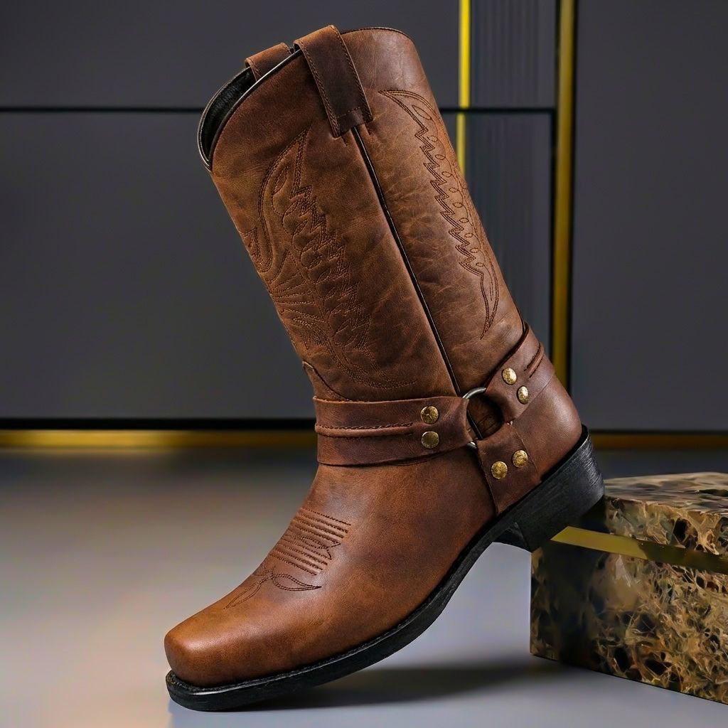 Jorge - Botas de Piel con Remates Delicados - vista 1