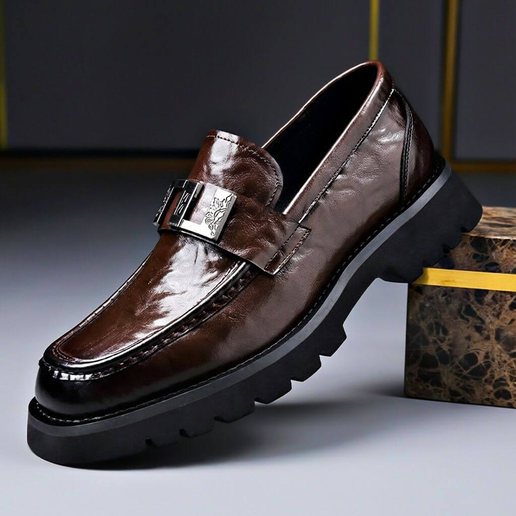 Iván - Zapatos de Piel Estilo Vintage - vista 1