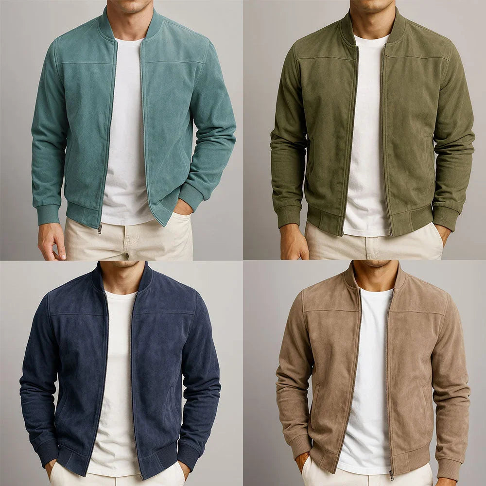 Cristian - Chaqueta Bomber Minimalista de Cuello Estructurado - vista 7