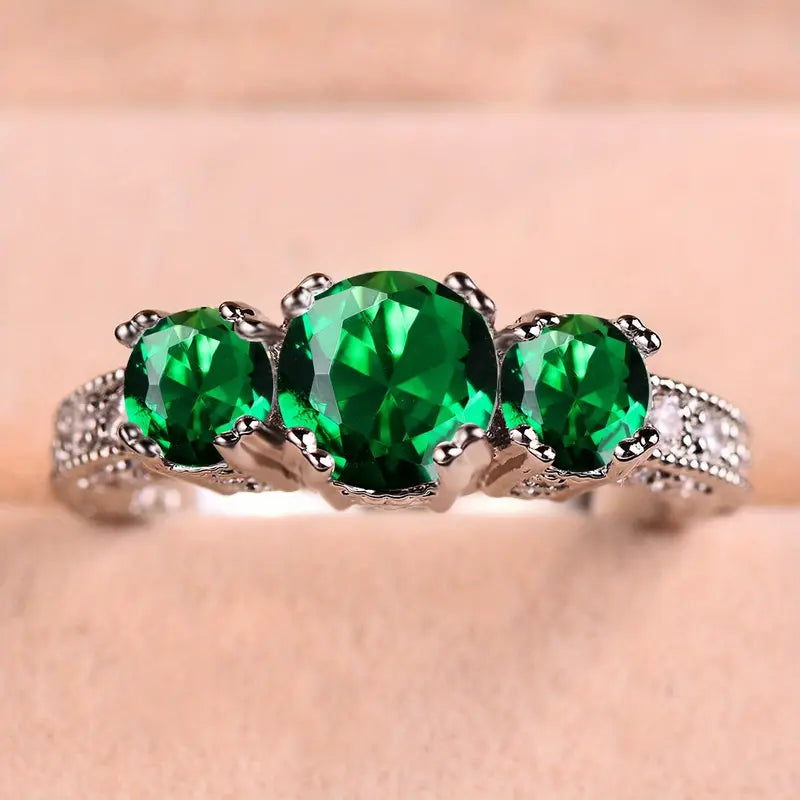 Anillo Esmeralda Serilda