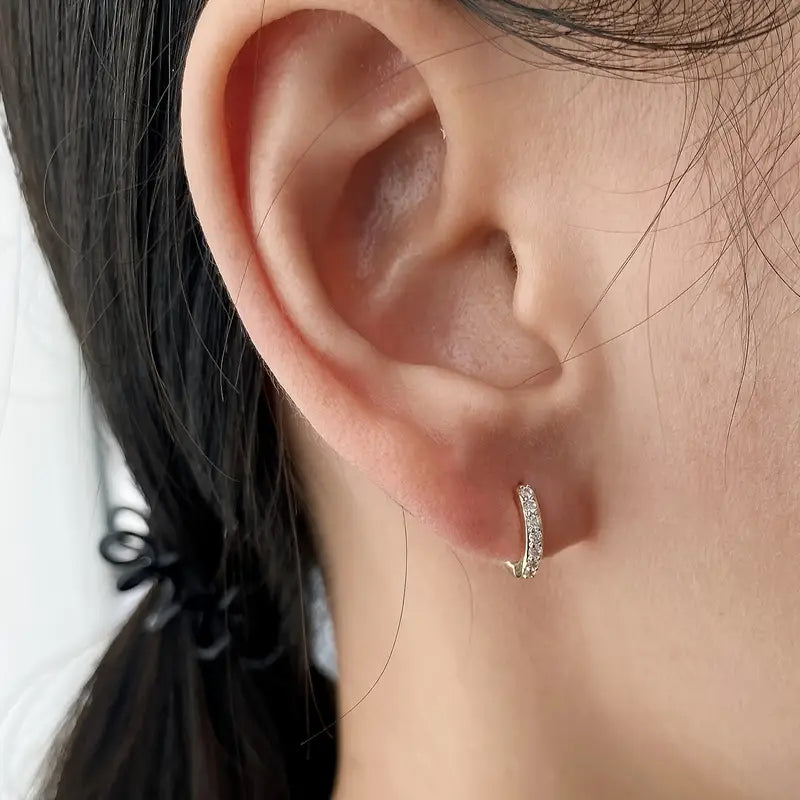 Pendientes Aro Costa Dorada