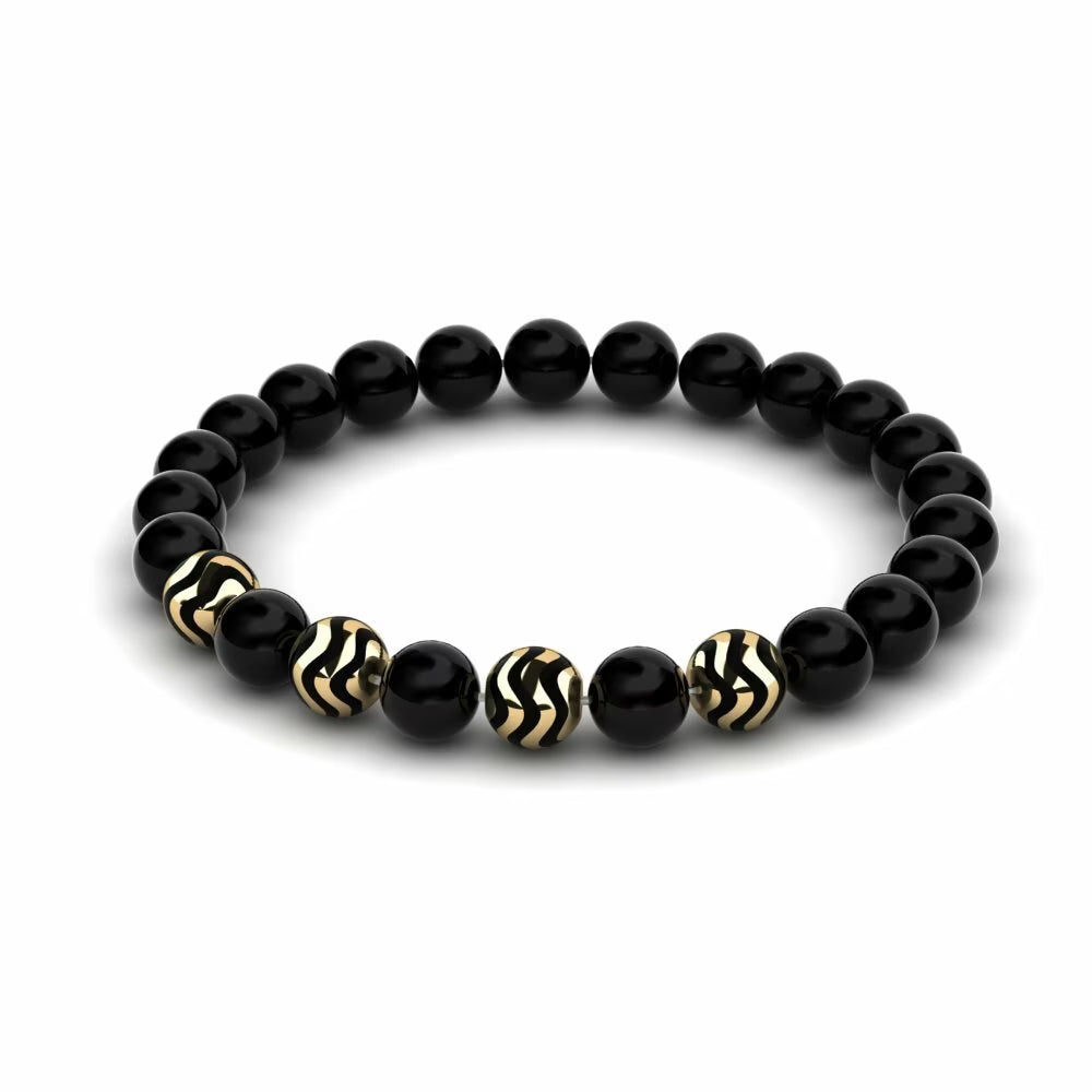 Pulsera para Hombre de Ónix Negro