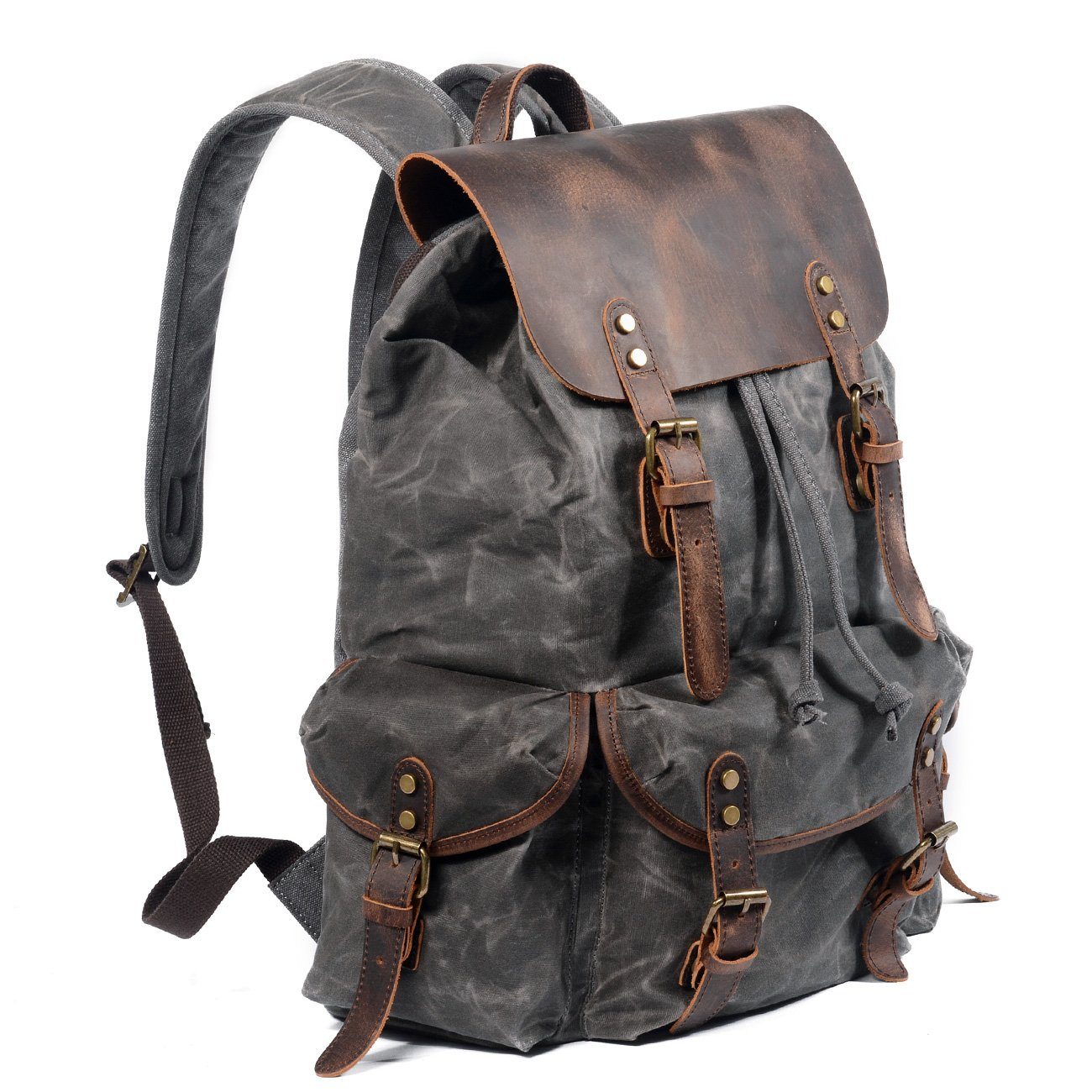 COLIMA™ | Mochila de Lino y Cuero