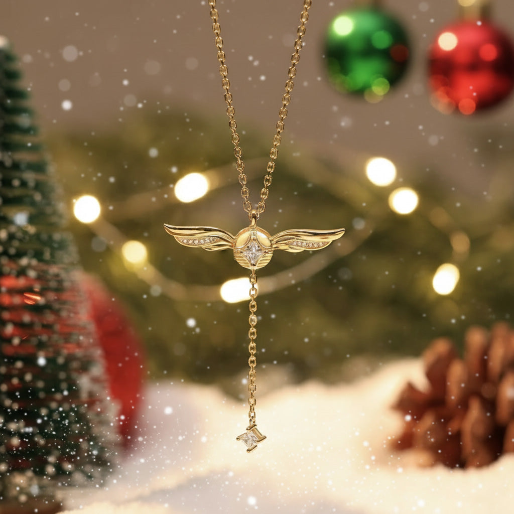 Golden Wings™ | Collar Elegante De Alas Doradas