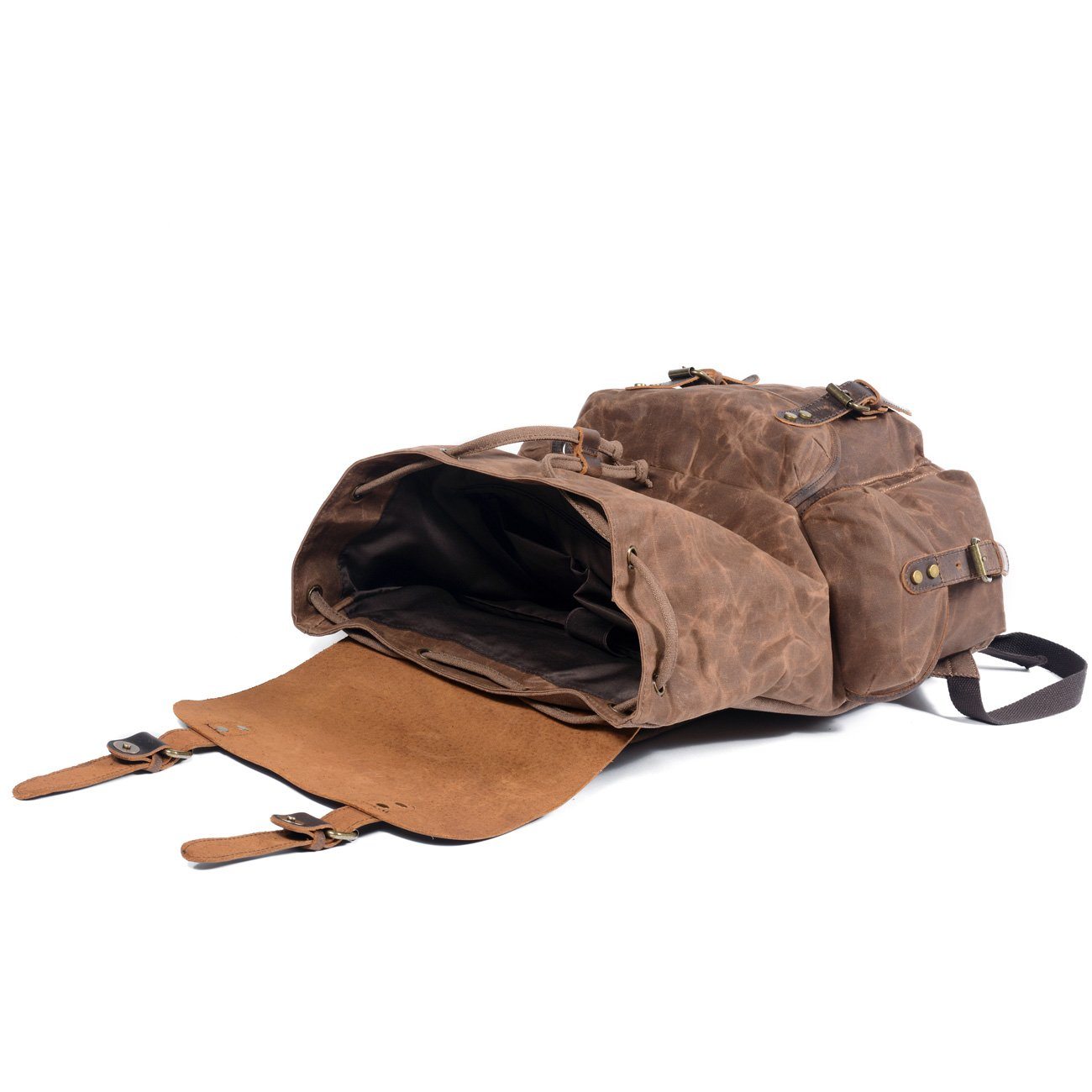 COLIMA™ | Mochila de Lino y Cuero