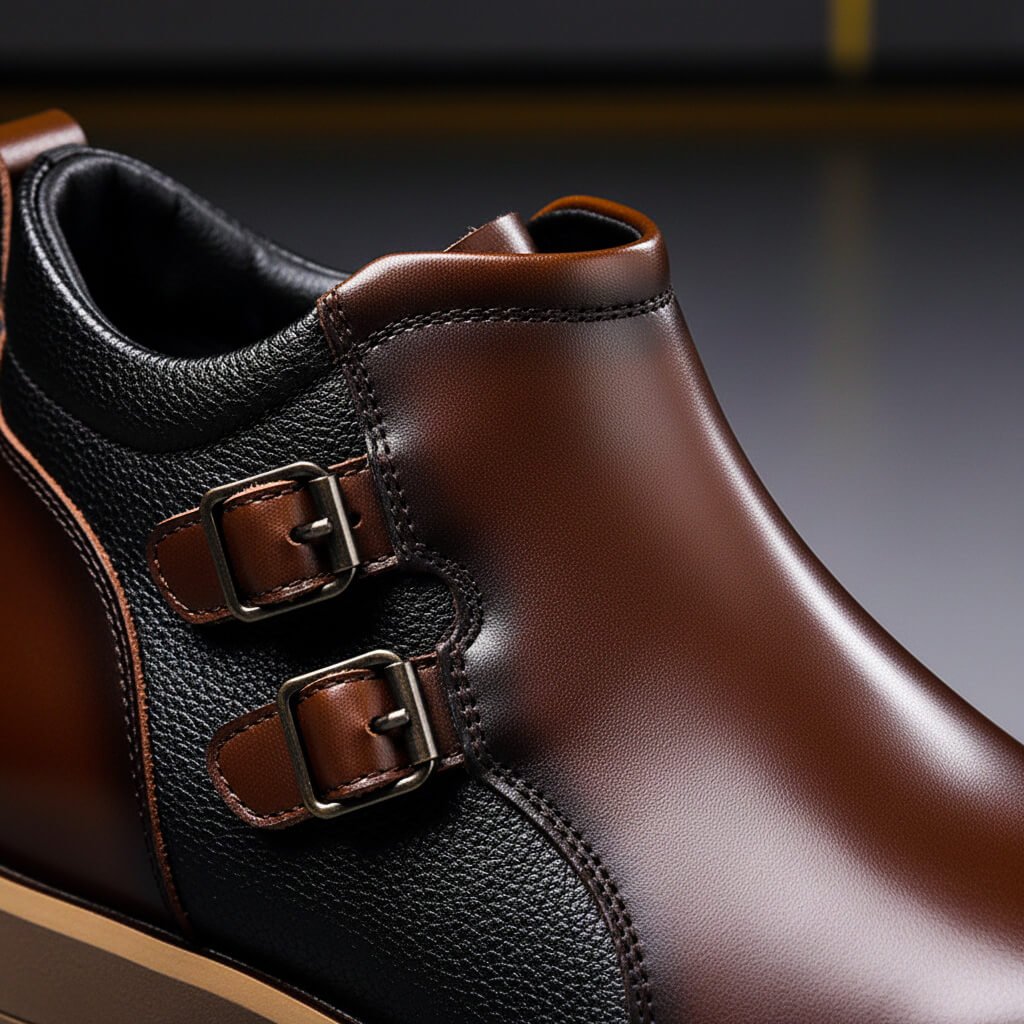 Francisco - Botas de Piel Pulida Estilo Clásico - vista 3