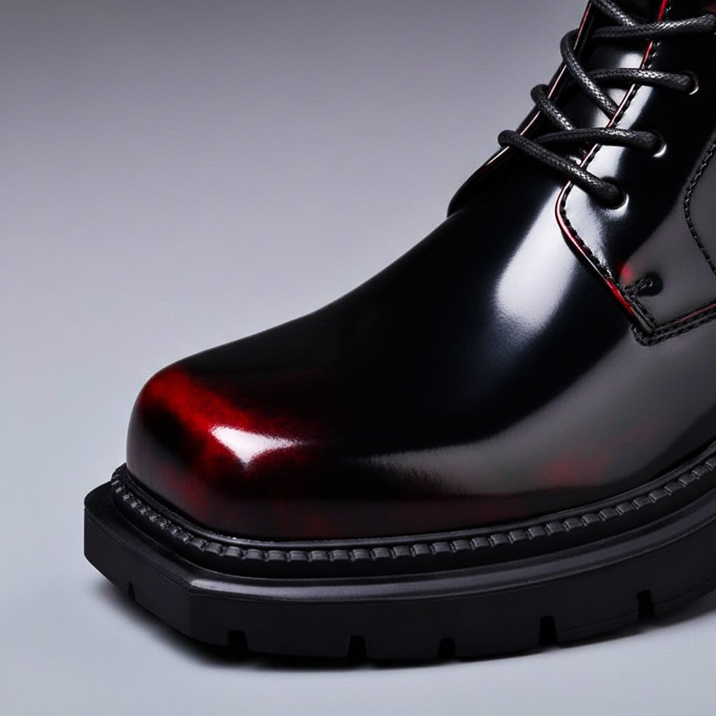 Antonio - Botas de Piel con Acabado Brillante - vista 3