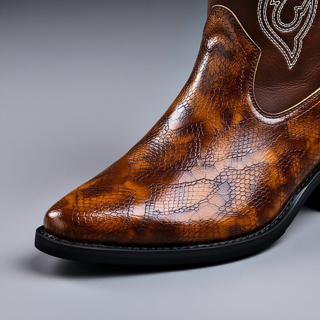 Hugo - Botas de Piel Graneada Estilo Retro - vista 4