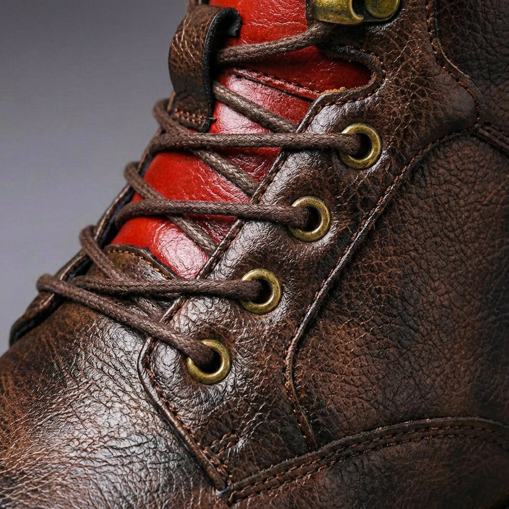 Guillermo - Botas Bicolor de Piel con Suela Azul - vista 7