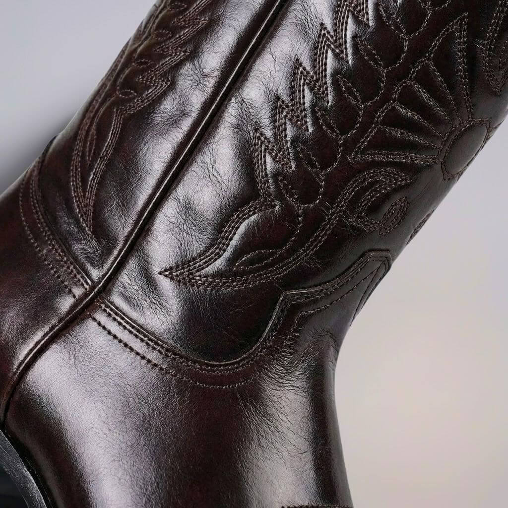 Julio - Botas de Piel Pulida con Detalles Clásicos - vista 4