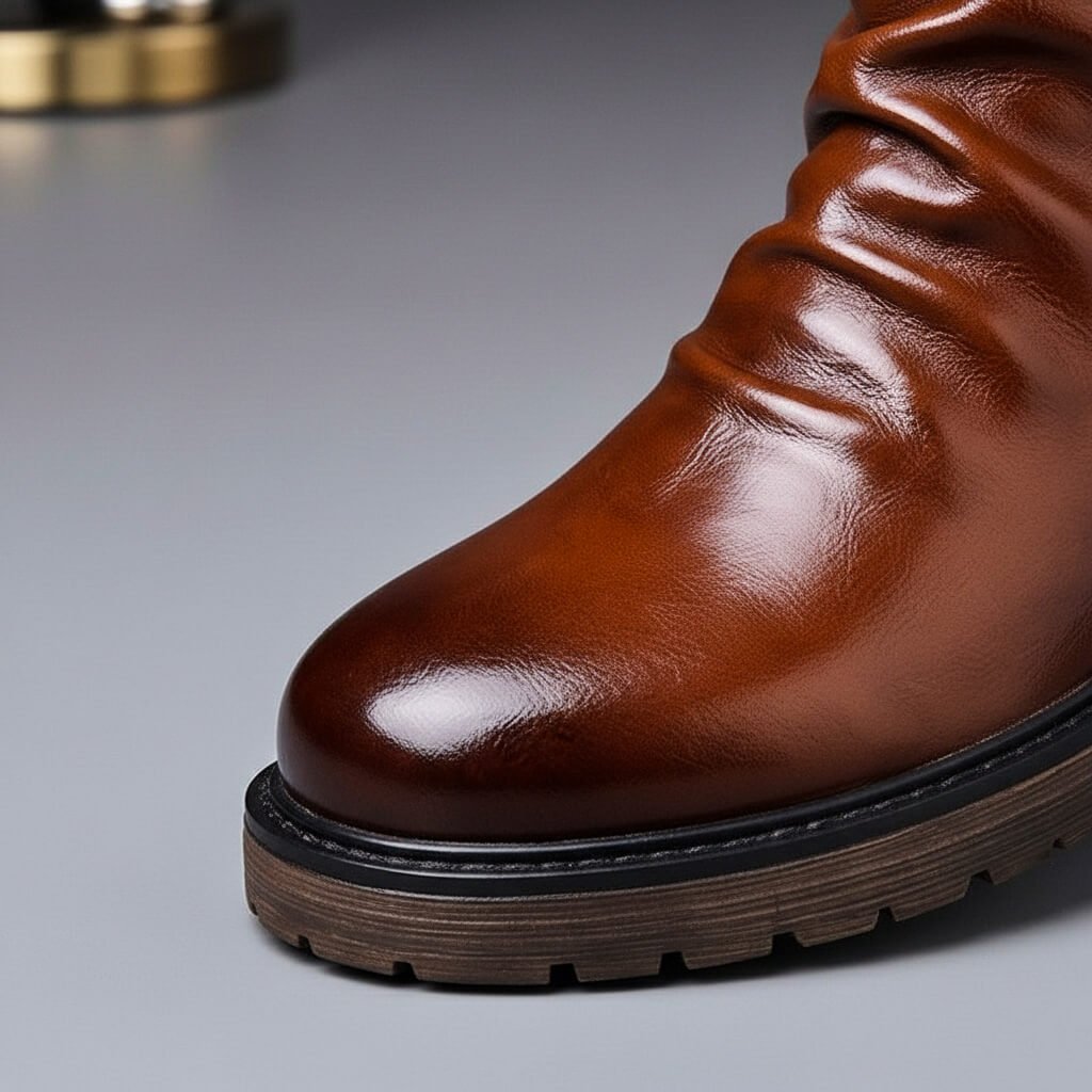 Benjamín - Botas de Piel Encerada Estilo Vintage - vista 6