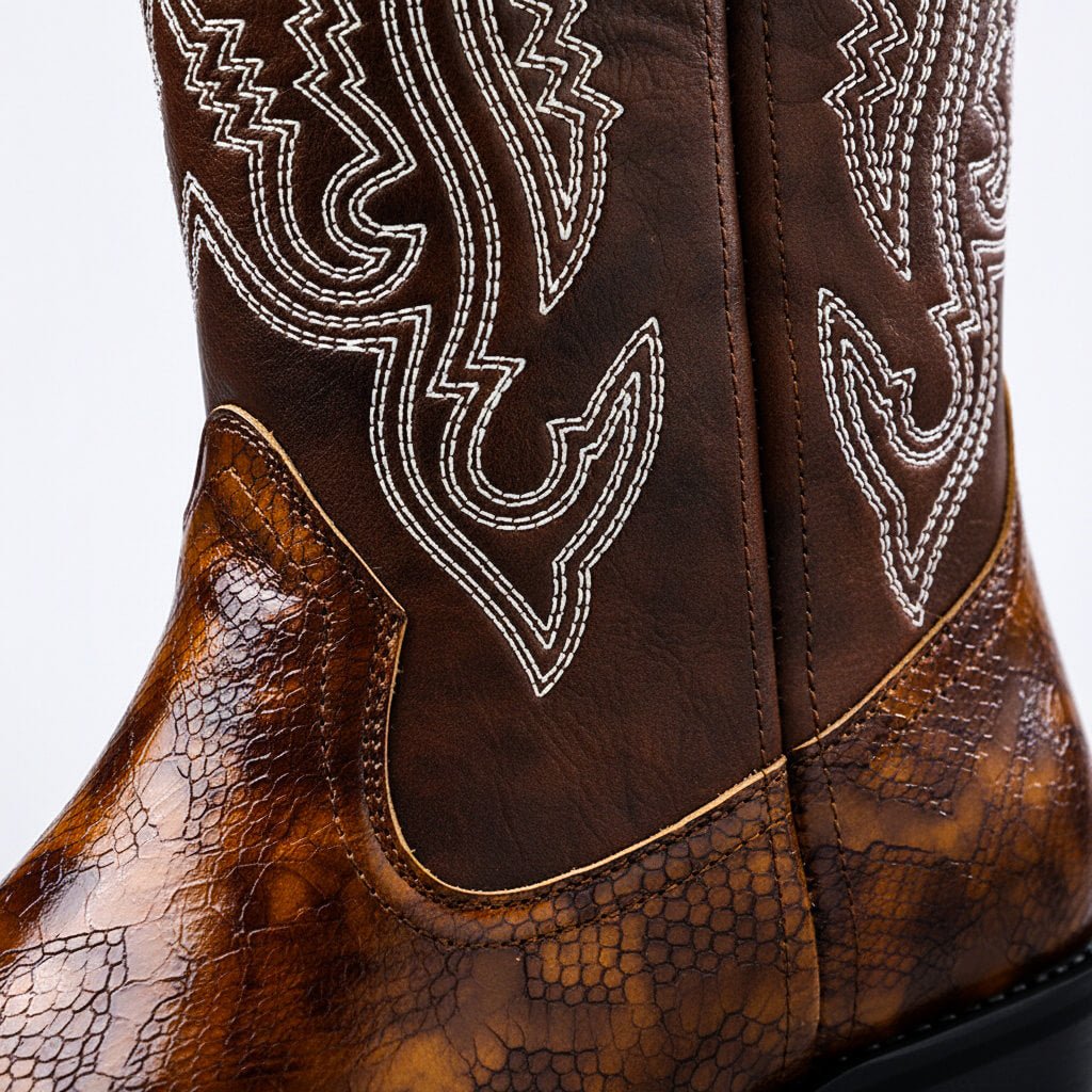 Hugo - Botas de Piel Graneada Estilo Retro - vista 5