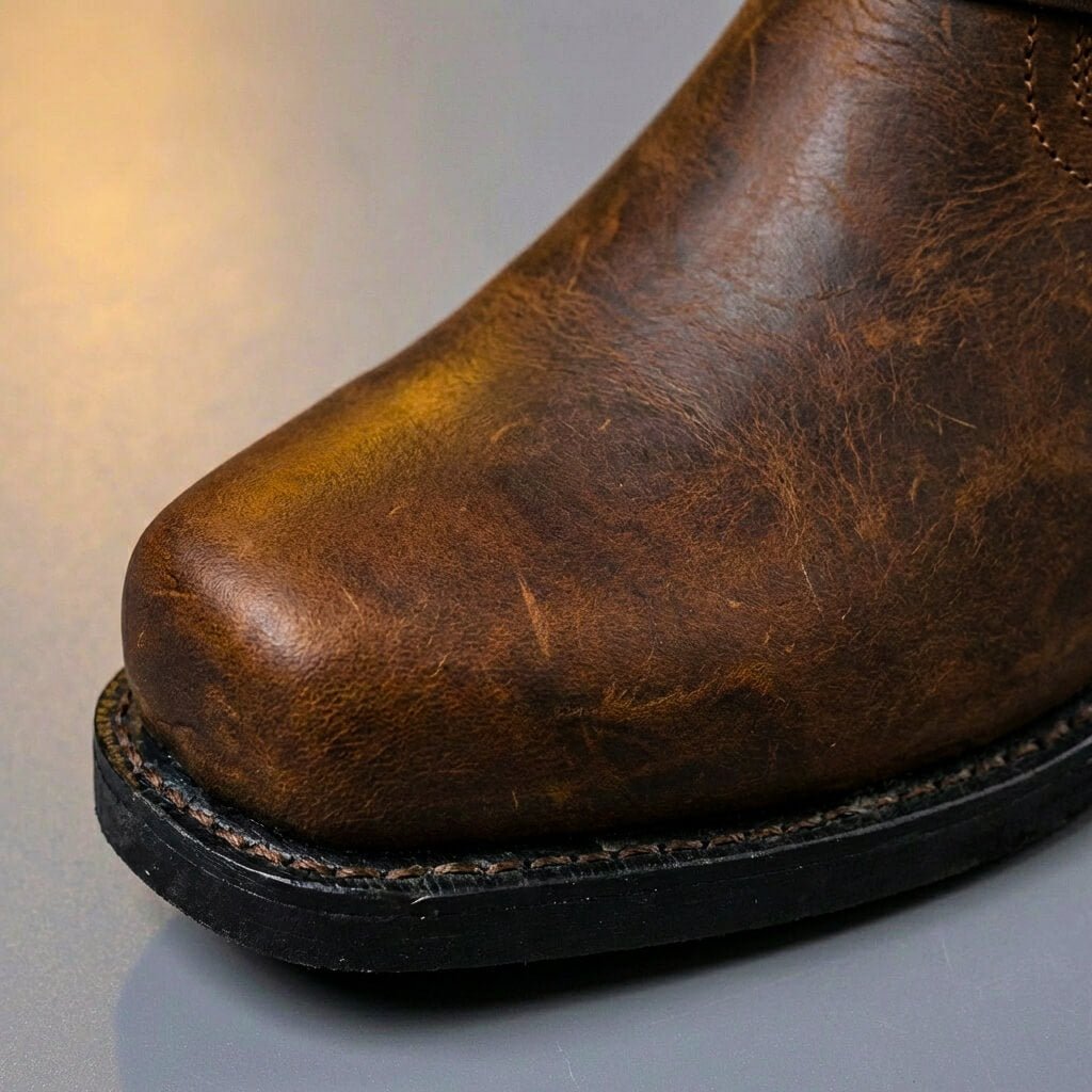 Fernando - Botas de Piel Vintage con Acabado Único - vista 5