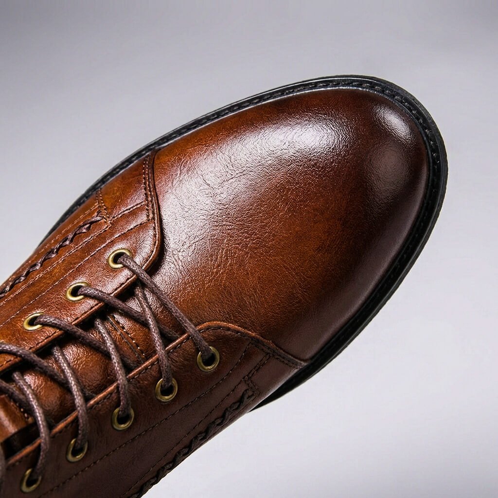 Jaime - Botas de Piel Pulida con Costuras Cuidadas - vista 4