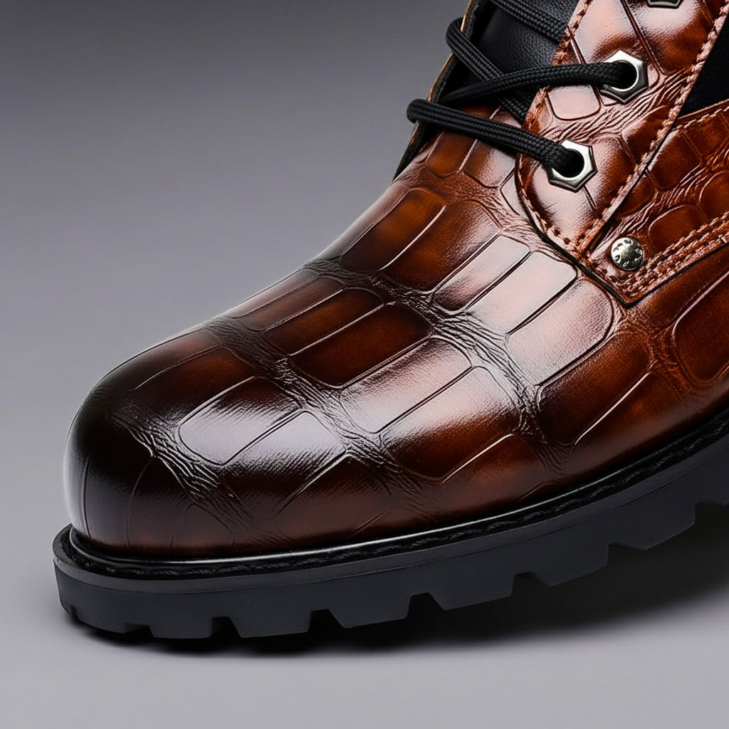 Gerardo - Botas Urbanas de Piel Grabada - vista 4