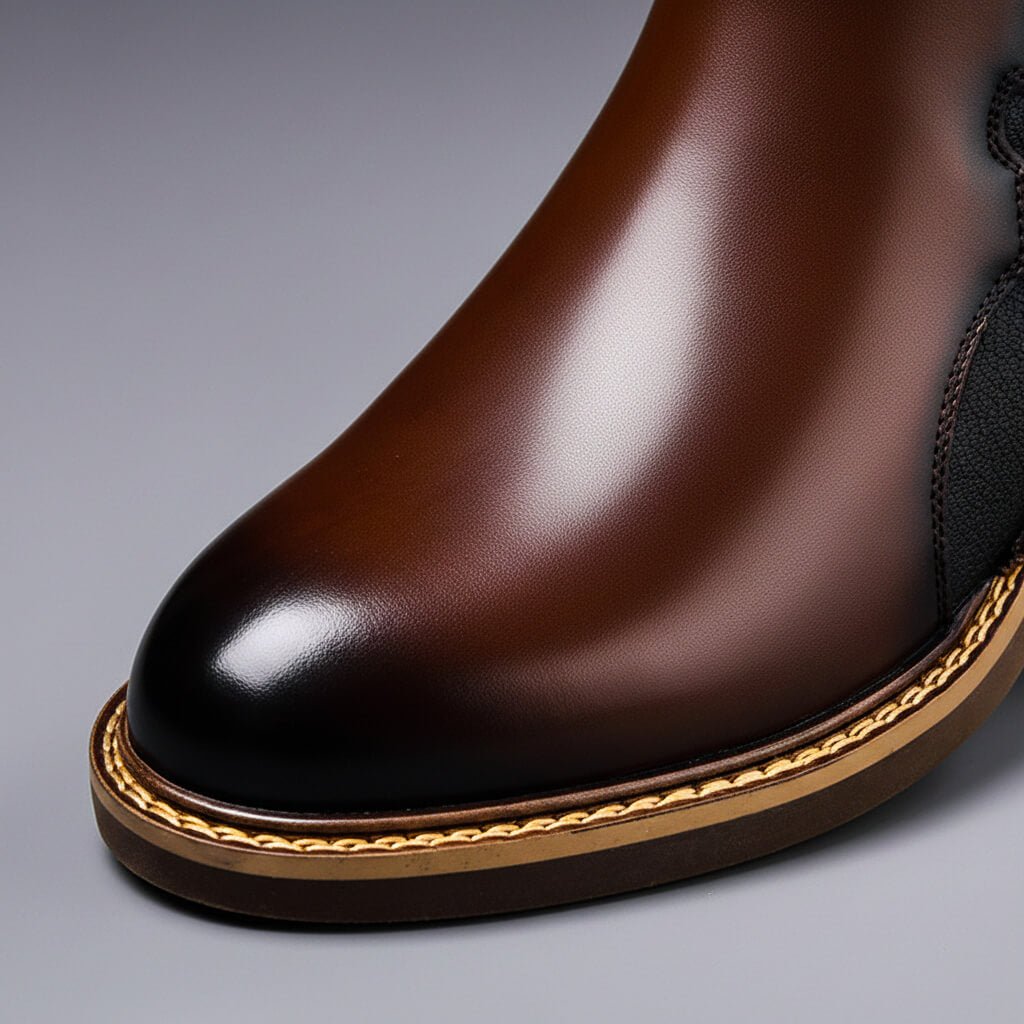 Francisco - Botas de Piel Pulida Estilo Clásico - vista 4