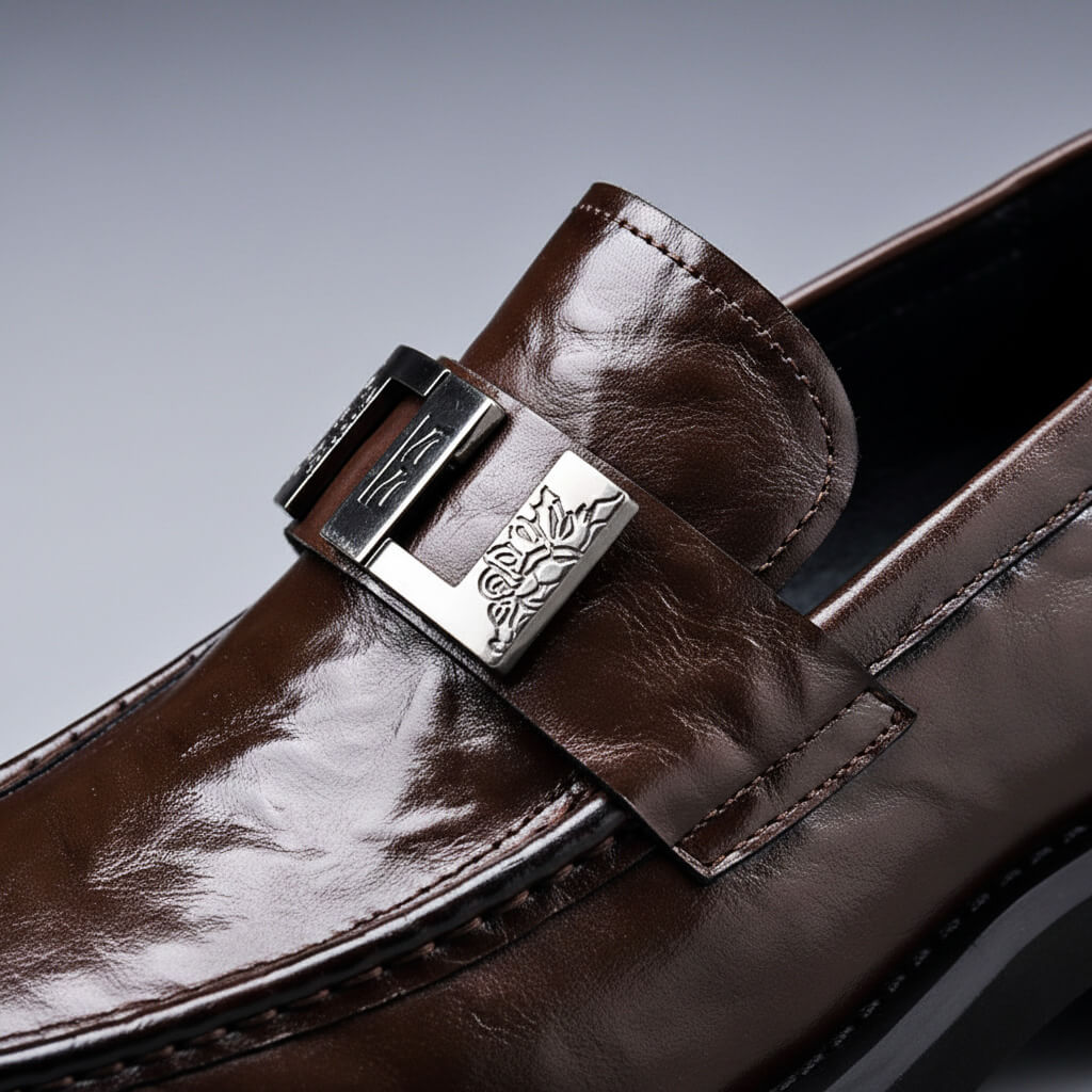 Iván - Zapatos de Piel Estilo Vintage - vista 3