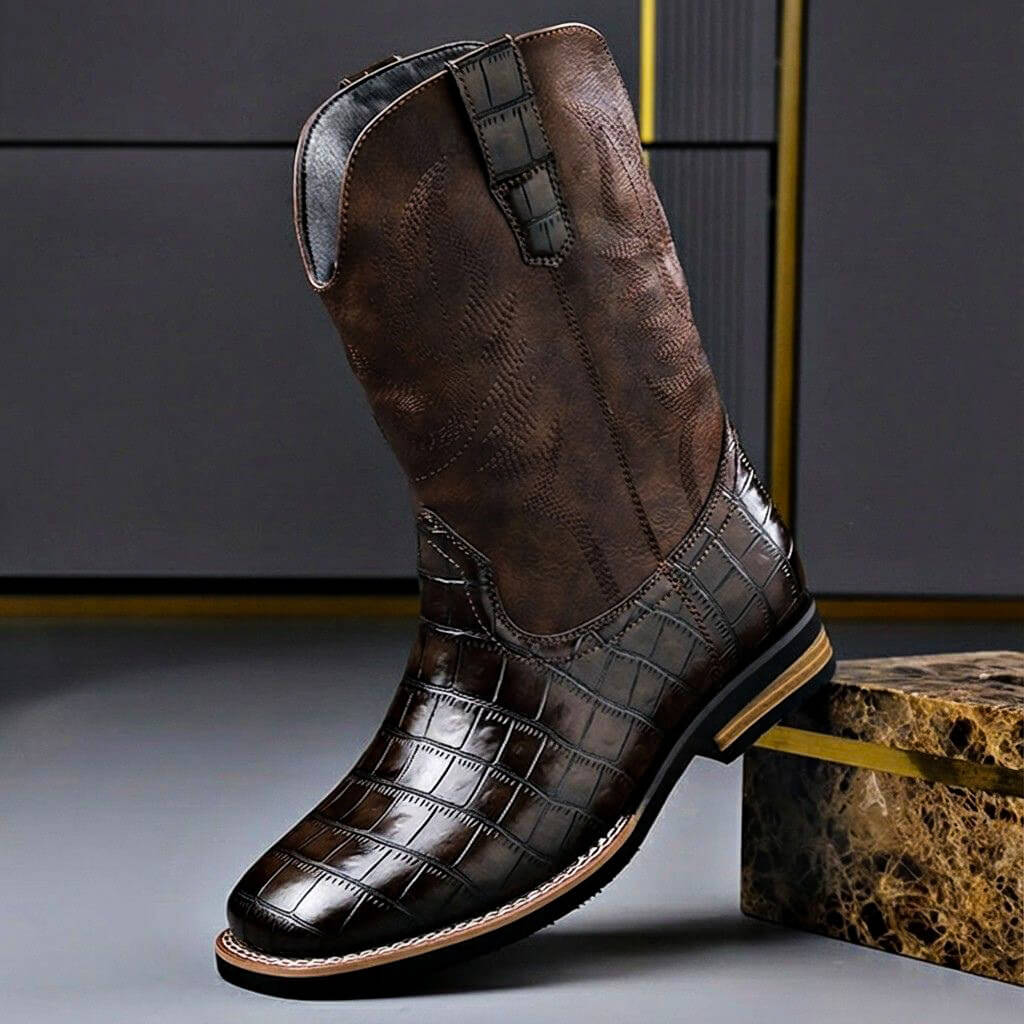 Manuel - Botas de Piel Estilo Vintage para Diario - vista 2