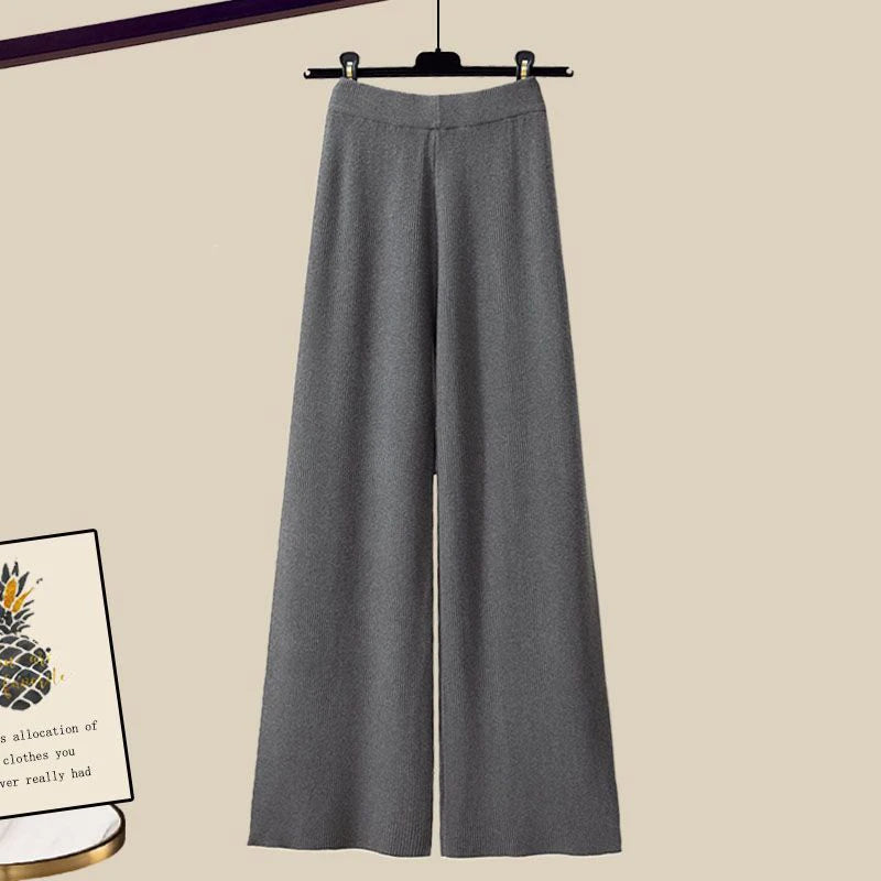 Mia™ | Conjunto de tres piezas de manga larga de cachemira