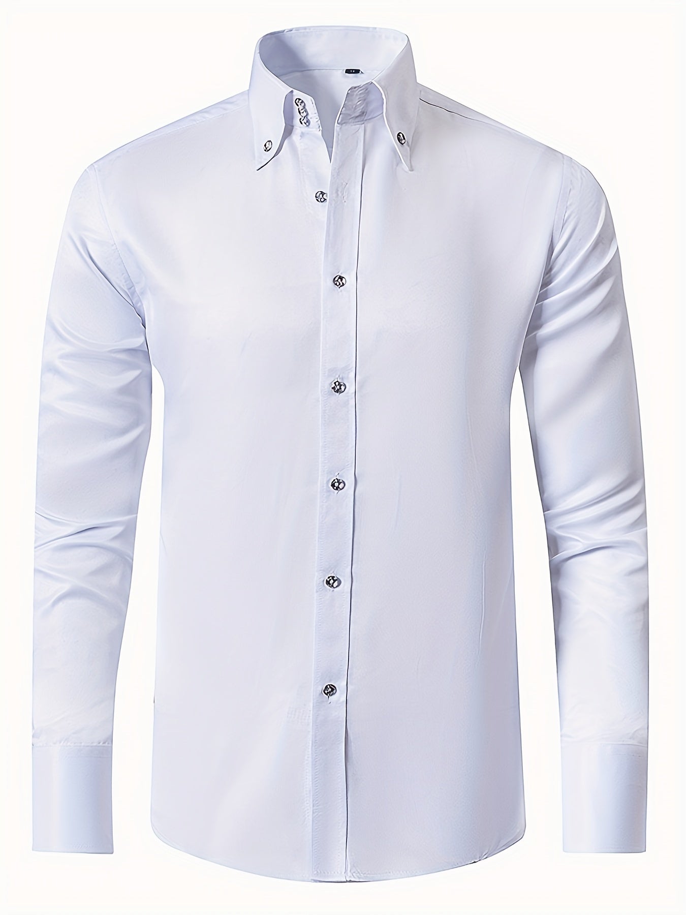 Liam™ | Camisa lisa de manga larga