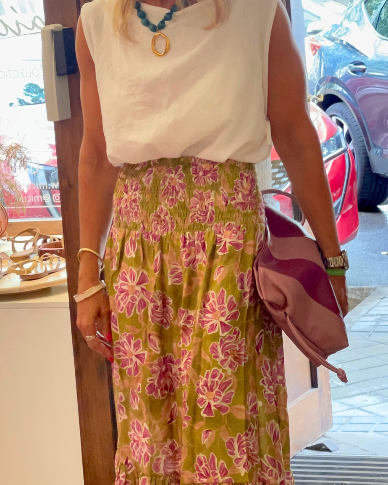 Violeta™ | Falda Midi Elegante de Corte Fluido