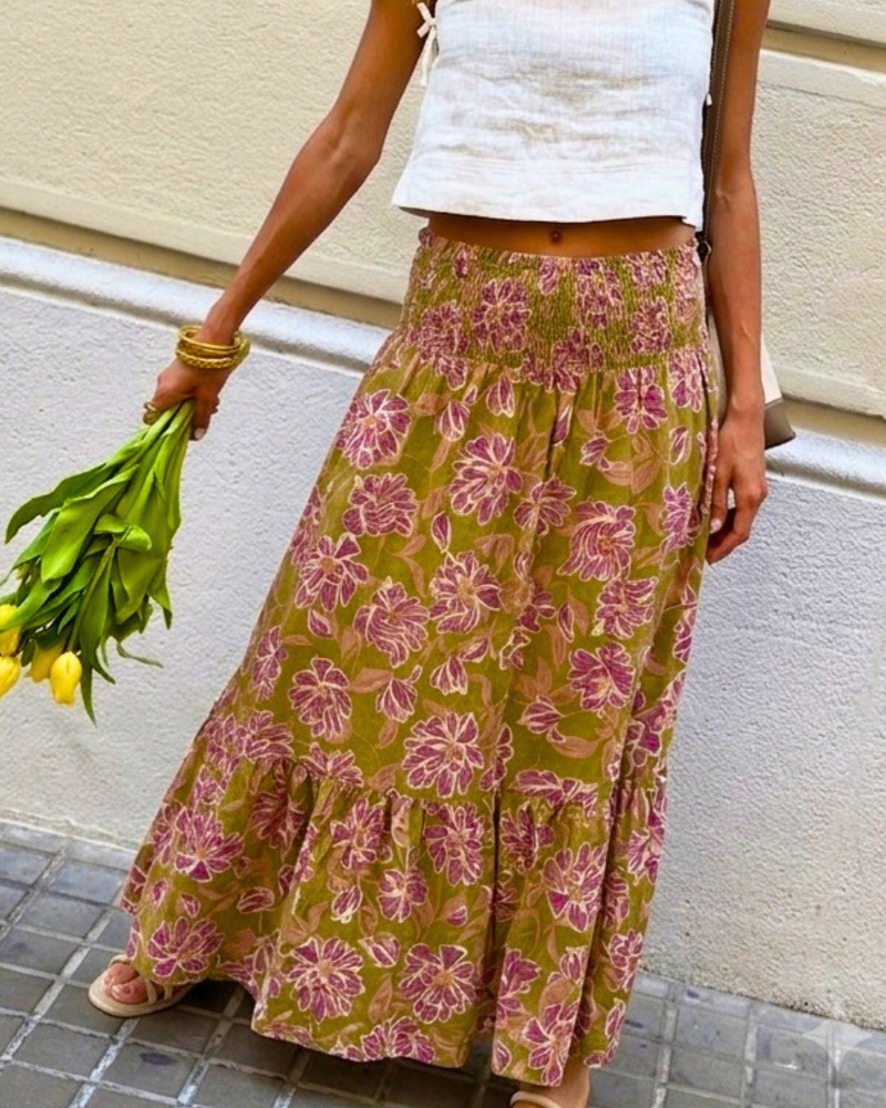Violeta™ | Falda Midi Elegante de Corte Fluido