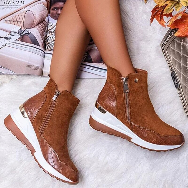 Lumina™ - Botines Impermeables de Piel