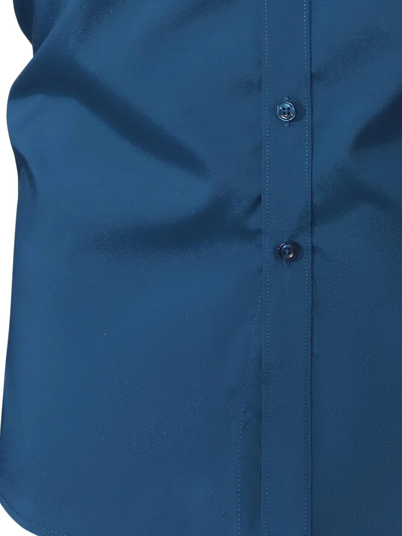 Byron™ – Camisa de manga larga para caballero, de estilo elegante con cierre de botones al frent