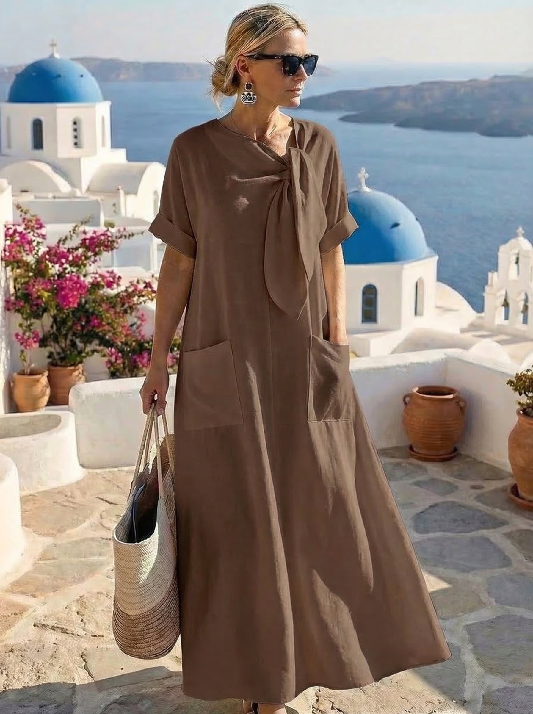 Flor™ | Vestido Elegante con Bolsillos