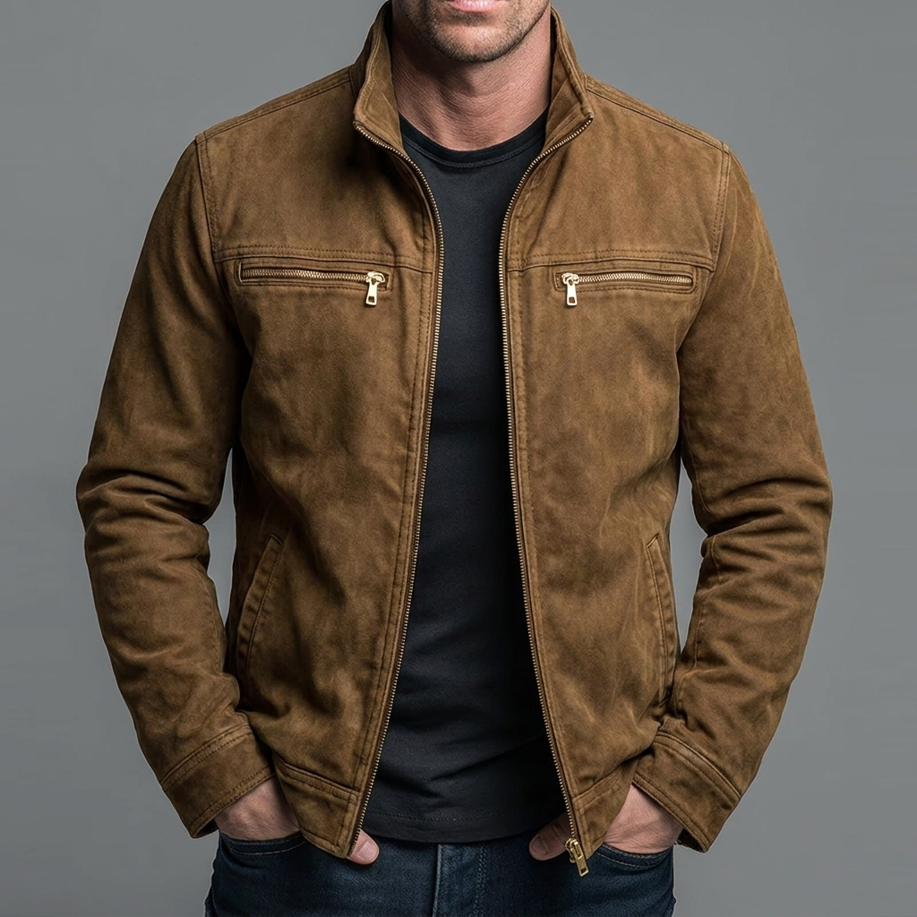 Carlos™ | Chamarra Vintage de Algodón