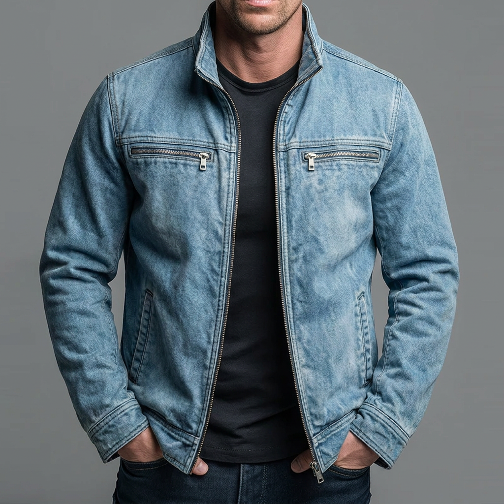 Carlos™ | Chamarra Vintage de Algodón