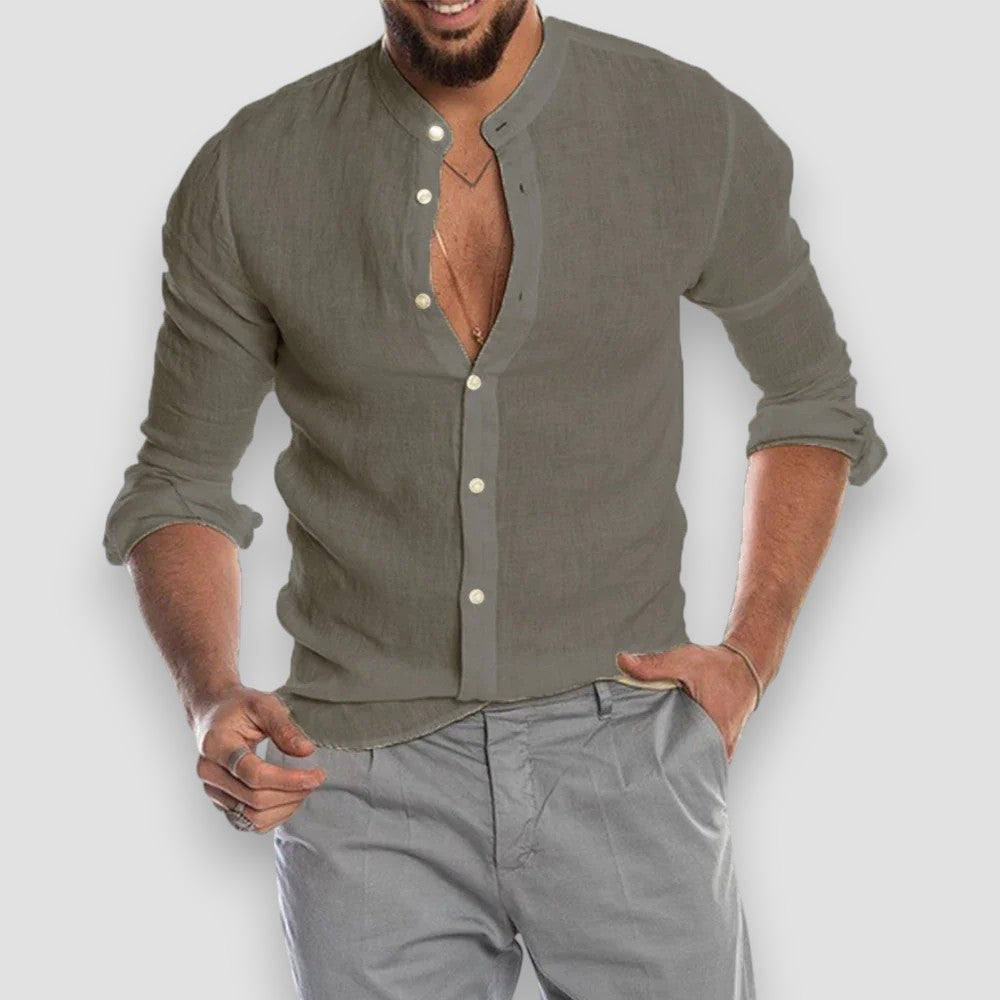 Thiago™ | Camisa de lino transpirable