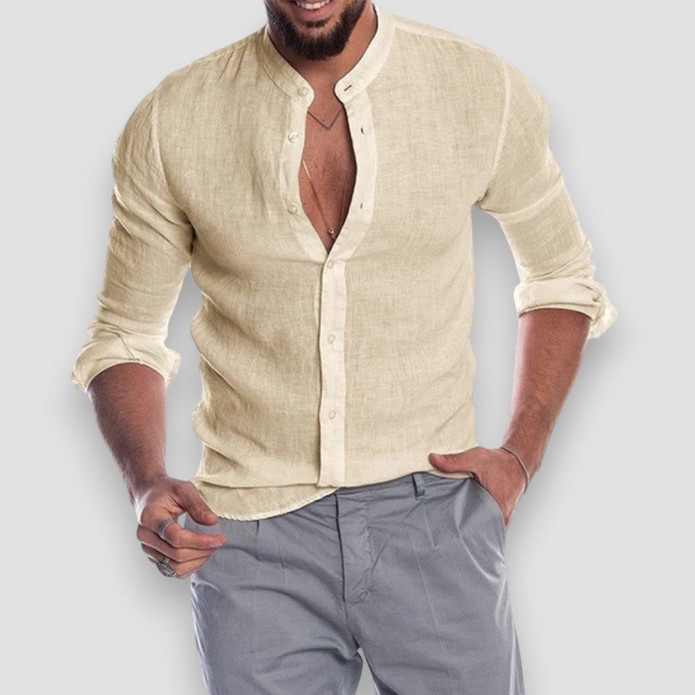 Thiago™ | Camisa de lino transpirable