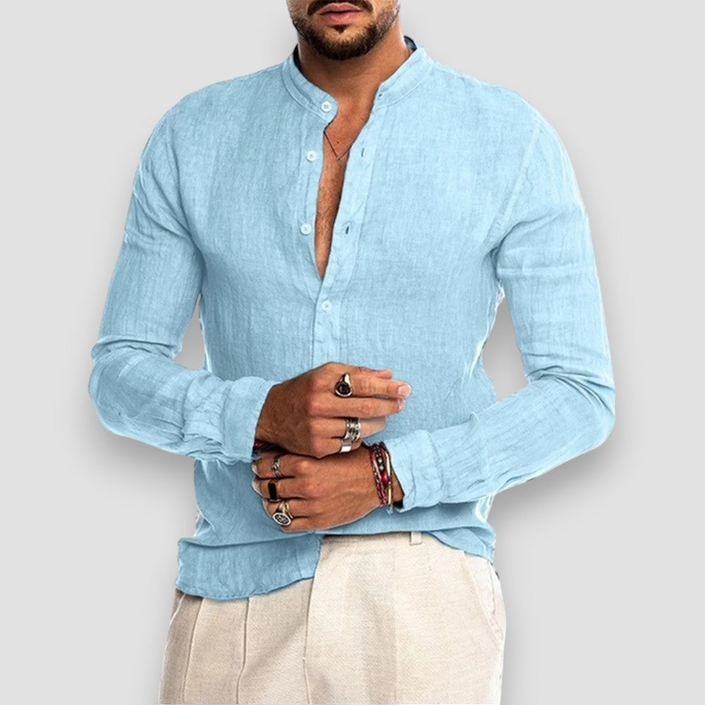 Thiago™ | Camisa de lino transpirable