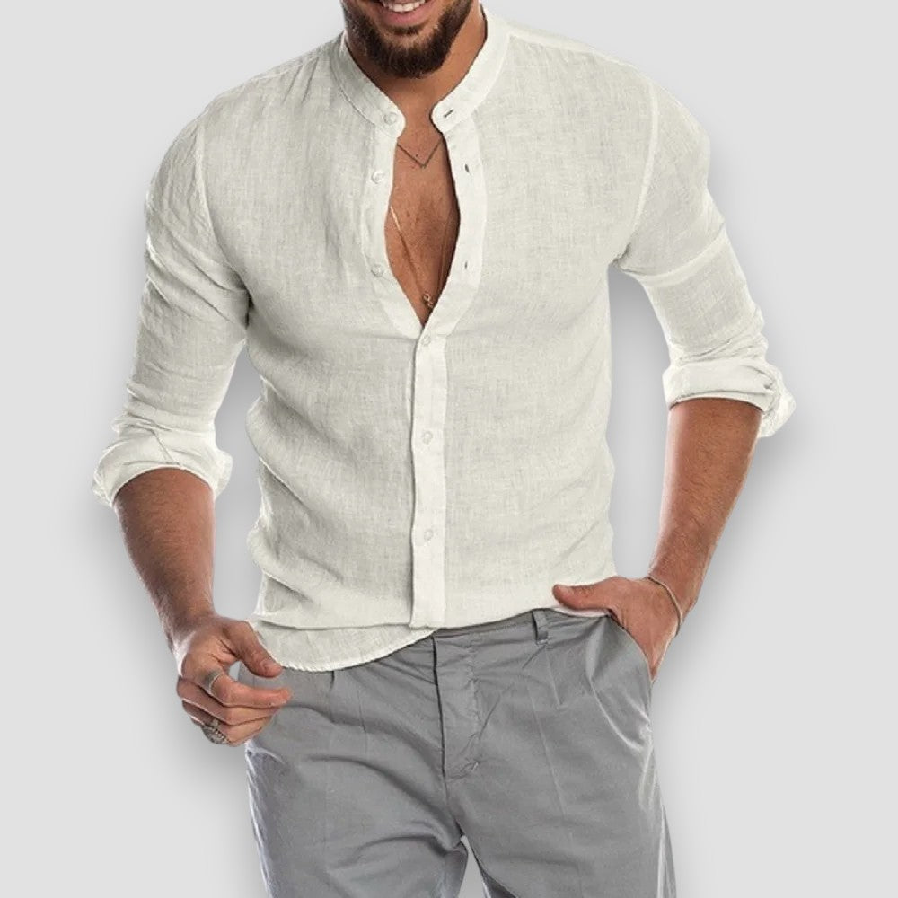 Thiago™ | Camisa de lino transpirable