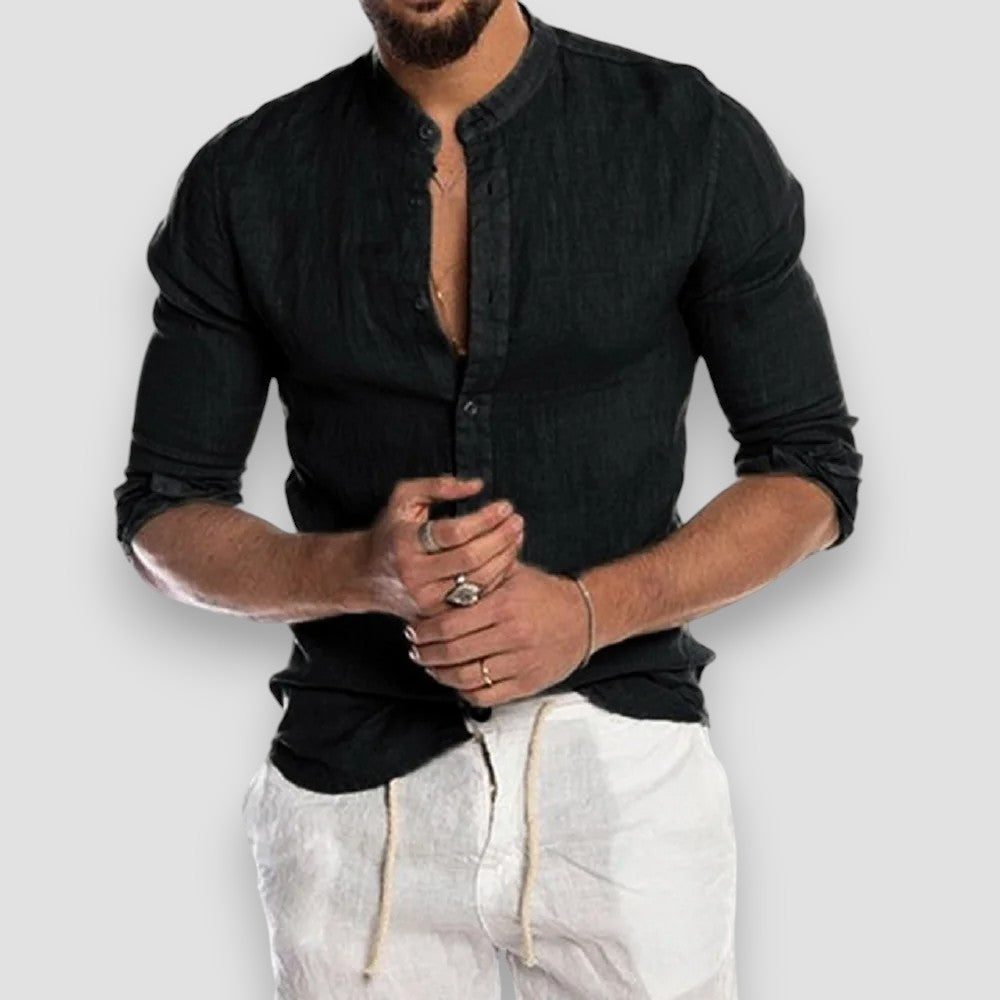 Thiago™ | Camisa de lino transpirable