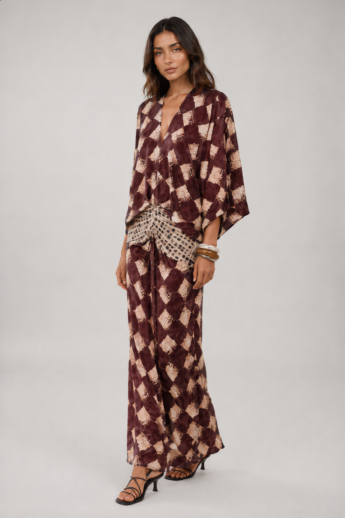Maelia - Vestido Maxi Estampado Mosaico Andaluz - vista 2