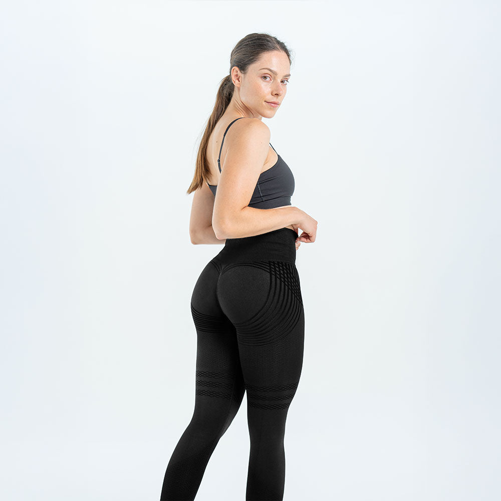 3D Fit™ | Leggings Negros con Efecto Moldeador
