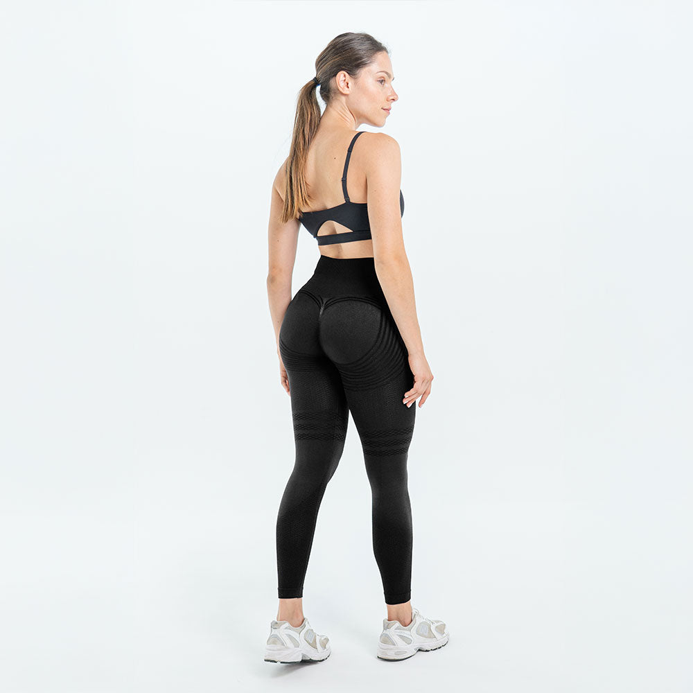 3D Fit™ | Leggings Negros con Efecto Moldeador