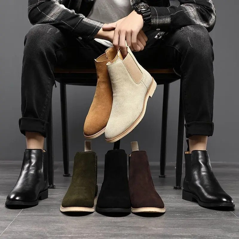 Armendo™ | Botas Tipo Botín de Gamuza