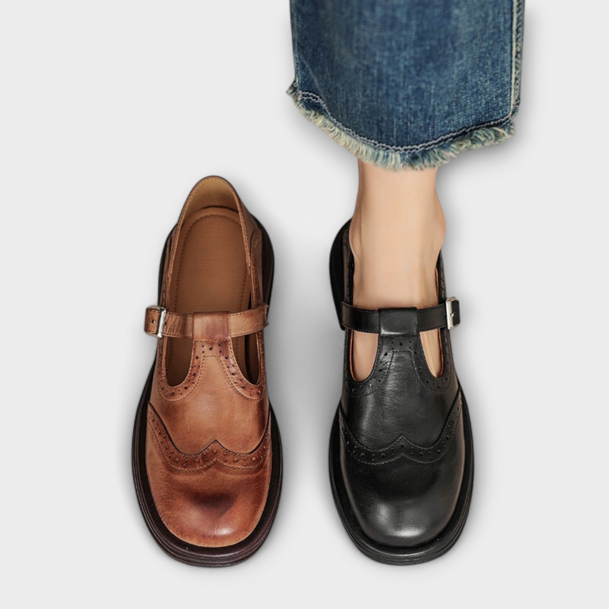 Janine™ | Sandalias de Cuero Premium