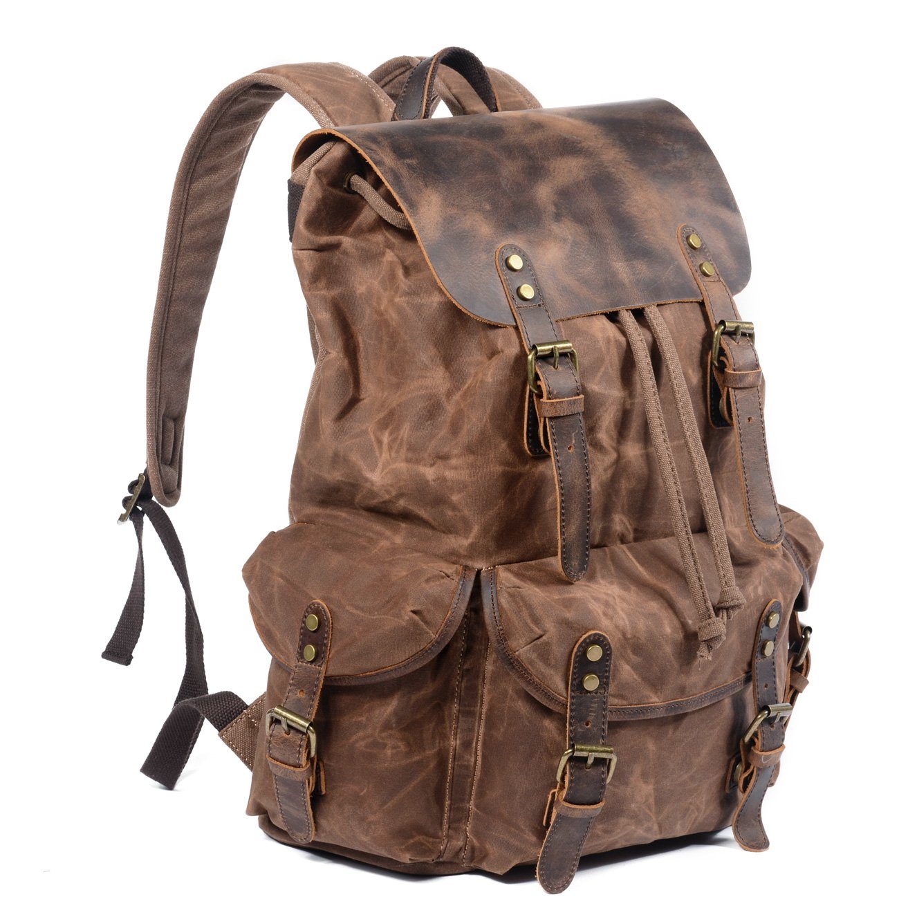 COLIMA™ | Mochila de Lino y Cuero