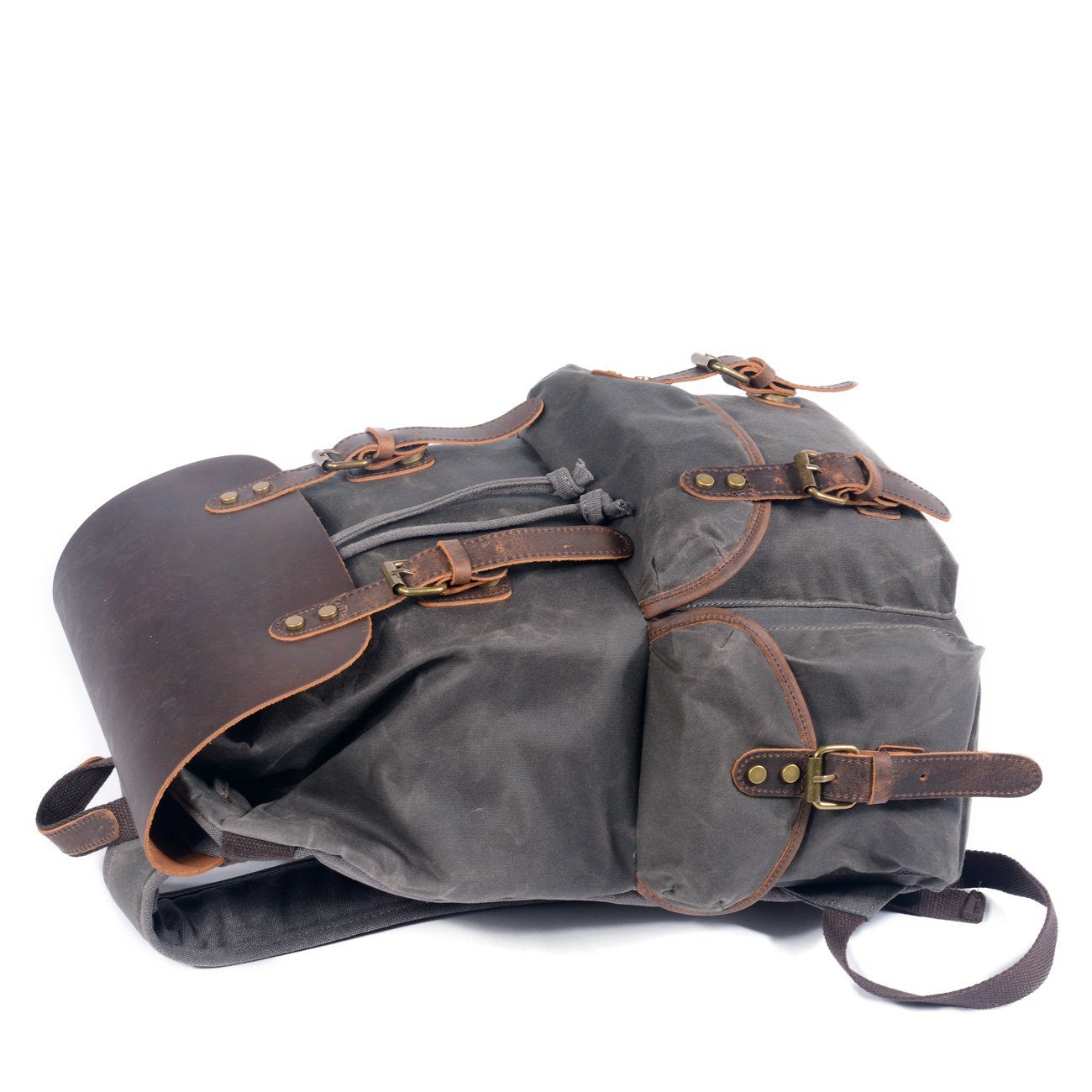 COLIMA™ | Mochila de Lino y Cuero